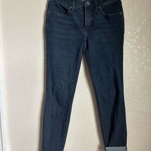 LC Lauren Conrad Dark Blue Women's super skinny stretchy Jeans